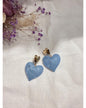 Boucles d'oreilles RESINE COEUR