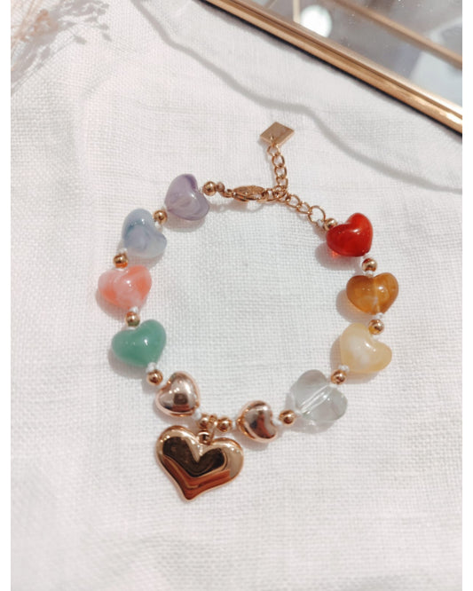 Bracelet RESINE COEUR