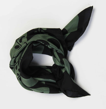 Foulard KAKI - Mini Peace and Love