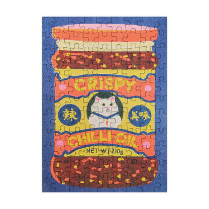 Huile de piment  Chilli oil - Puzzle miniature de 99 pièces