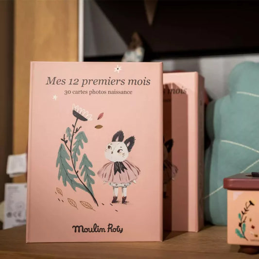 Cartes Mes 12 premiers mois Après la pluie - Moulin Roty