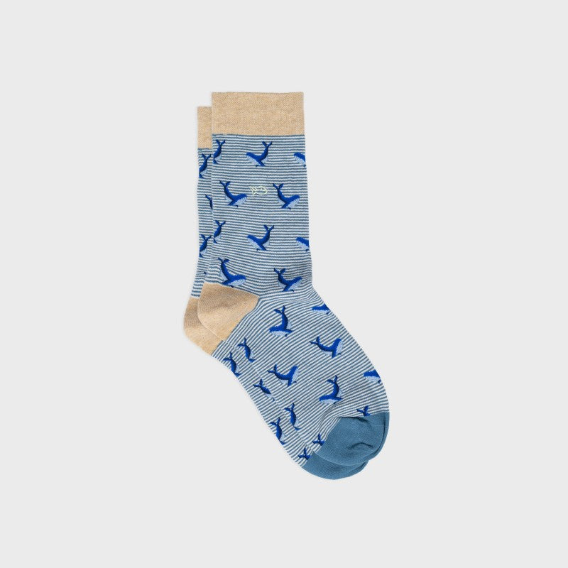 Chaussettes à motifs - BALEINE