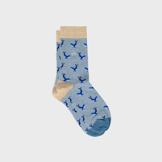 Chaussettes à motifs - BALEINE
