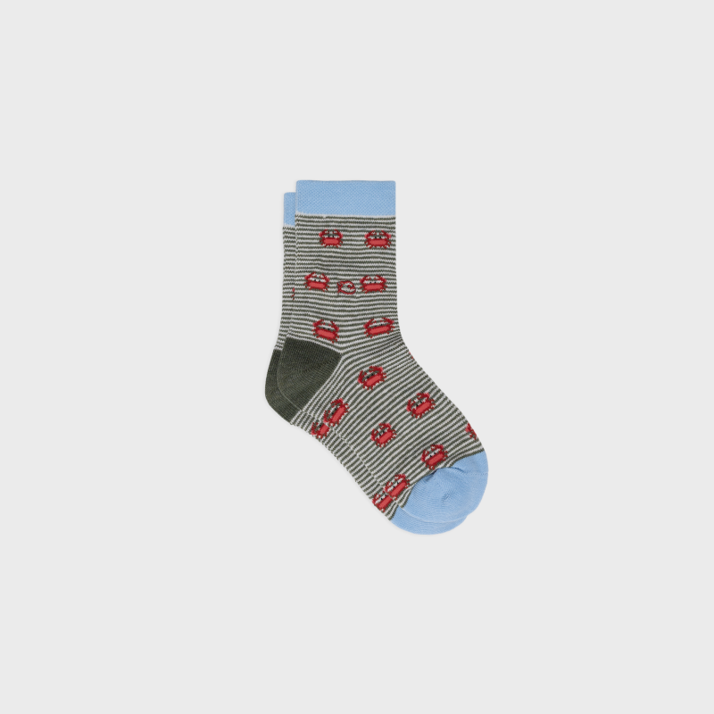 Chaussettes enfants à motifs - CRABE