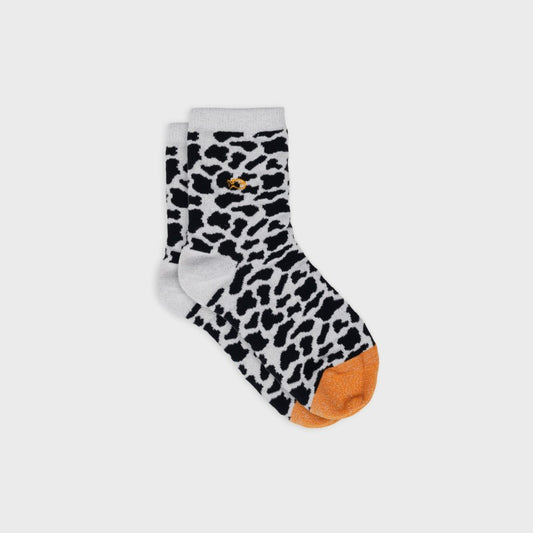Chaussettes vaches pailletées - NOIR