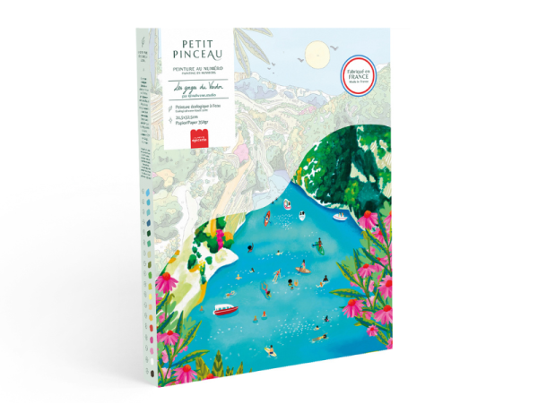 Coffret peinture au numéro - Les Gorges du Verdon par Nolwenn Studio