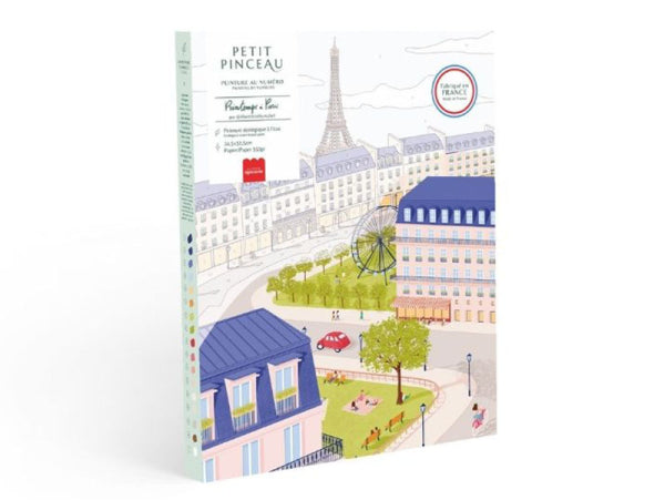 Coffret peinture au numéro - Un printemps à Paris par Mabel Sorrentino