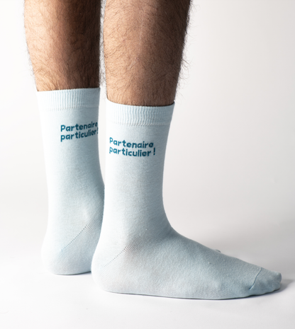 Chaussettes "Partenaire Particulier !" Avant-gardiste