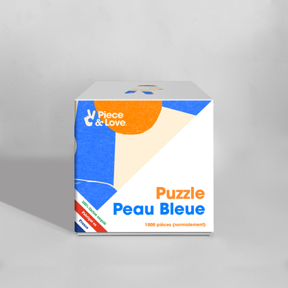 Puzzle 1000 pièces - Peau bleue