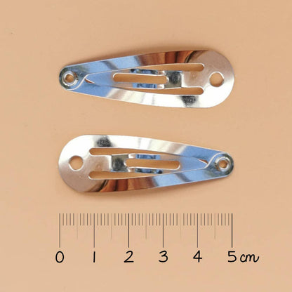 Barrettes cœurs Léo (paire)
