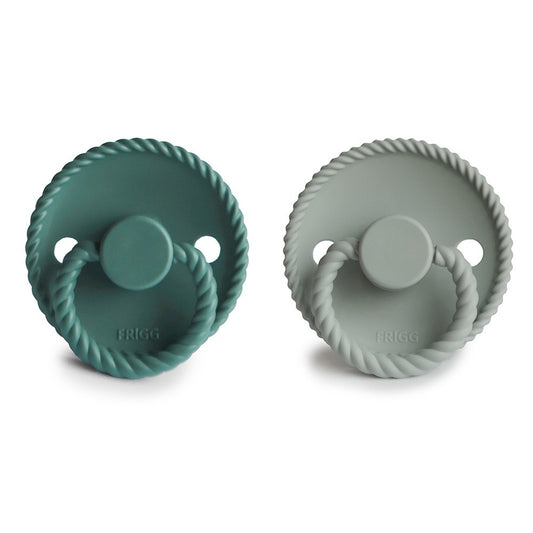 Sucette Rope - SAGE / VINTAGE GREEN 6 à 18 mois (pack de 2)