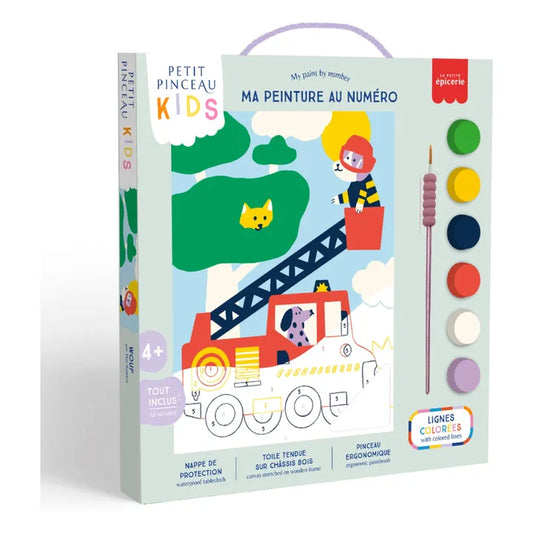 Peinture au numéro enfants - WOUF