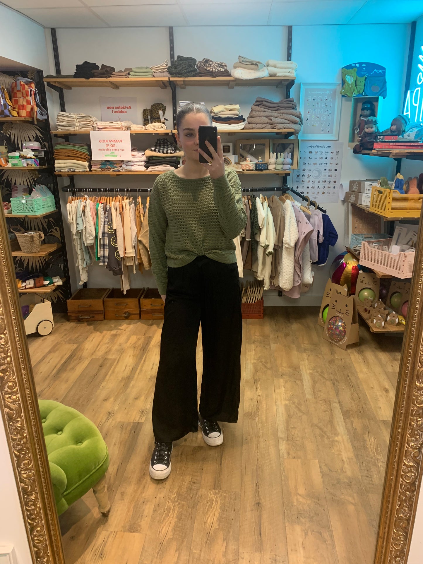 Pull OIL GREEN - Vibellisina