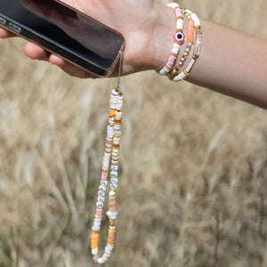DIY Bijouterie - Bijoux de téléphone en perles heishi