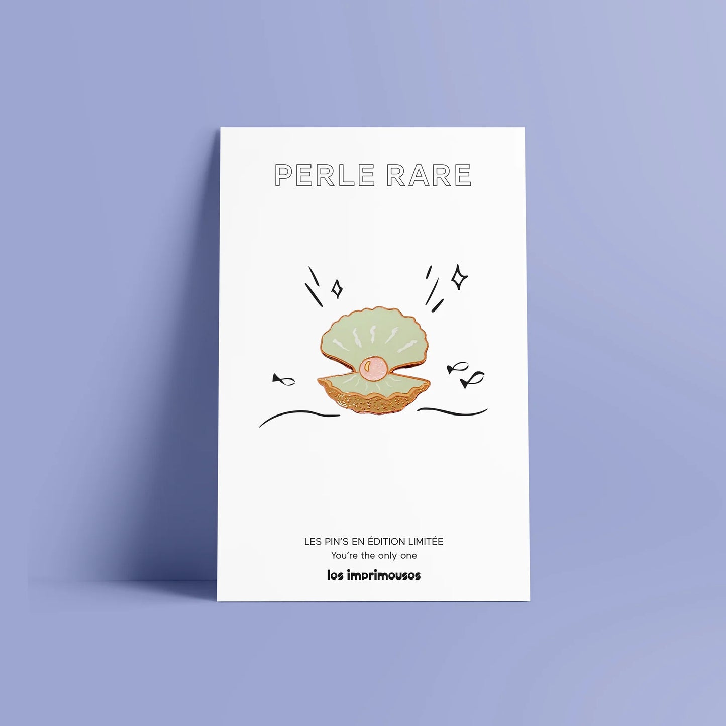 Pin’s Perle rare - Coquille Saint-Jacques avec perle