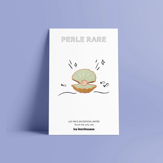 Pin’s Perle rare - Coquille Saint-Jacques avec perle