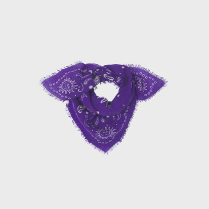 Foulard en 100% laine Alice - VIOLET