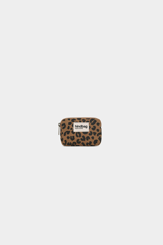 Porte-monnaie Lili - LEOPARD CANNELLE