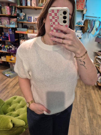 Pull ECRU - Rose