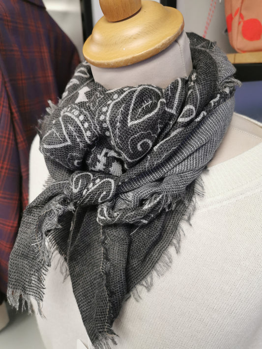 Foulard bandana ANTHRACITE - Marie Île de Ré