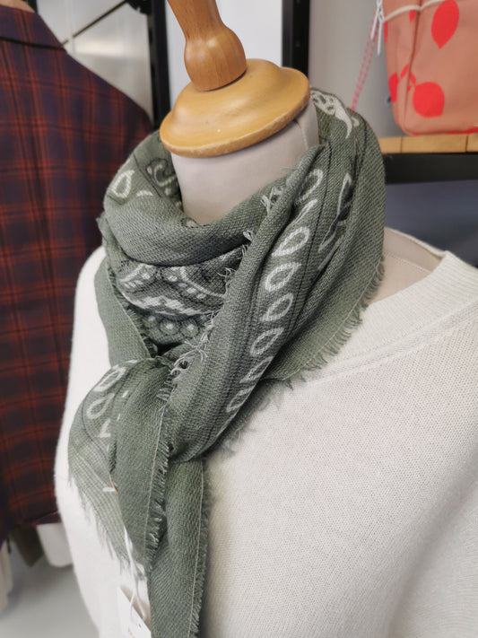 Foulard bandana KAKI - Marie Île de Ré