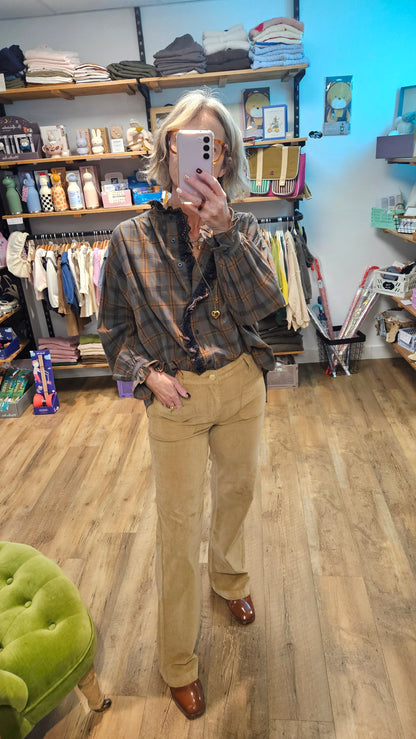 Pantalon velours BEIGE - Sonny