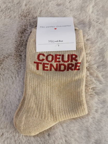 Chaussettes COEUR TENDRE