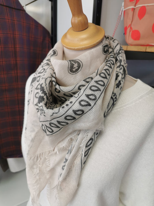 Foulard bandana ECRU - Marie Île de Ré