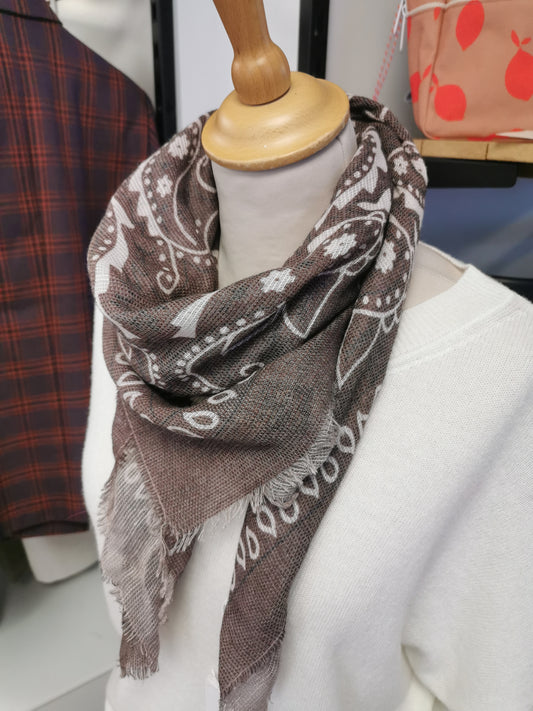 Foulard bandana CHOCOLAT - Marie Île de Ré