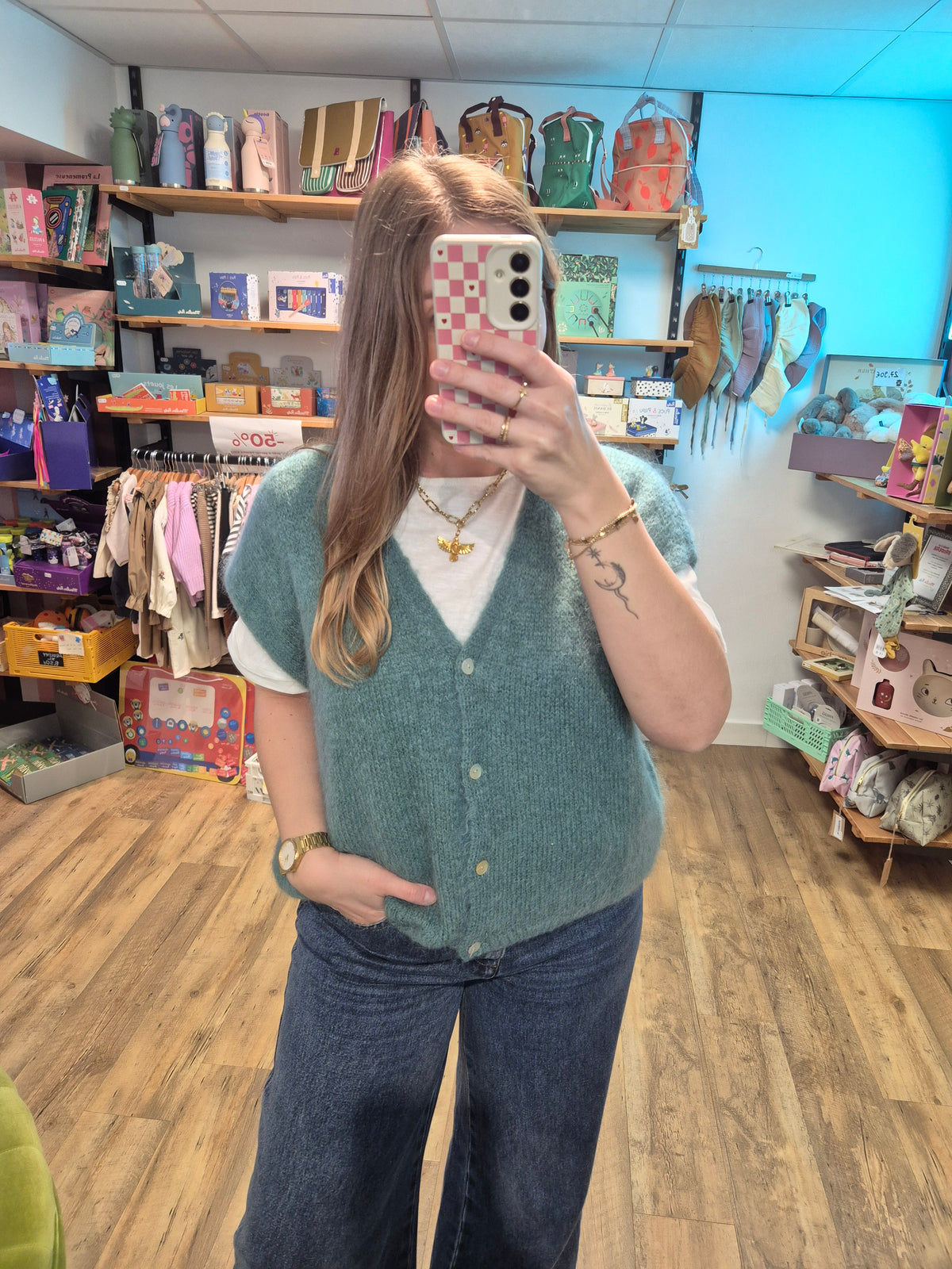 Gilet CELADON - Madeleine