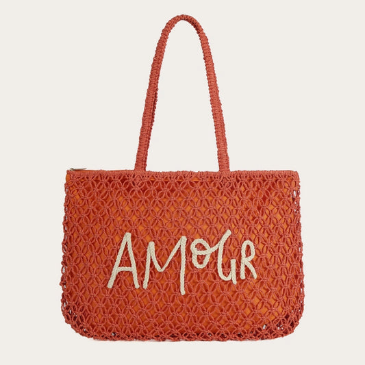 Sac de plage Amour - CORAIL