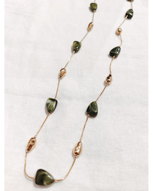 Sautoir RÉSINE VERT