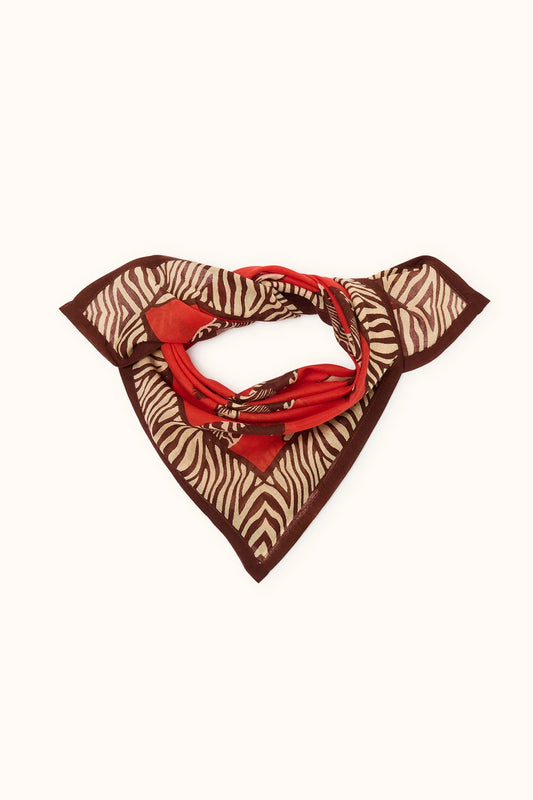 Foulard "Dupitta" ZEBRE FIESTA - Apaches