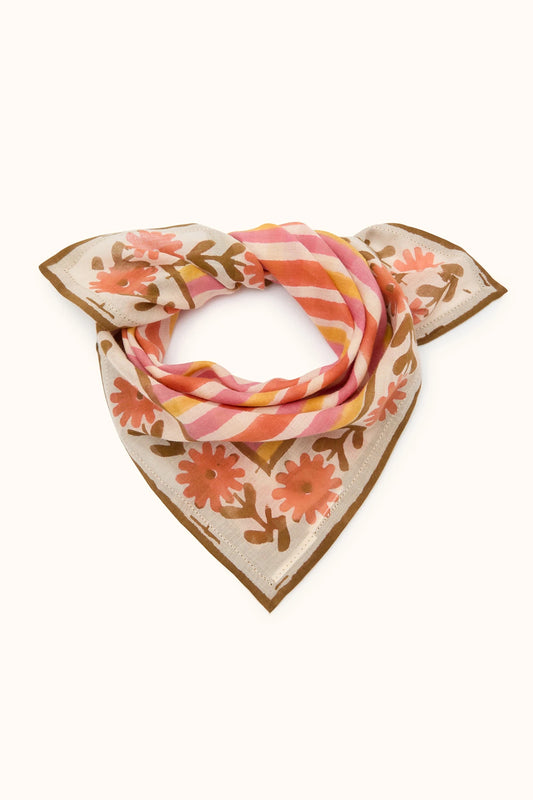 Foulard "Dupitta" FUTA ORANGE - Apaches