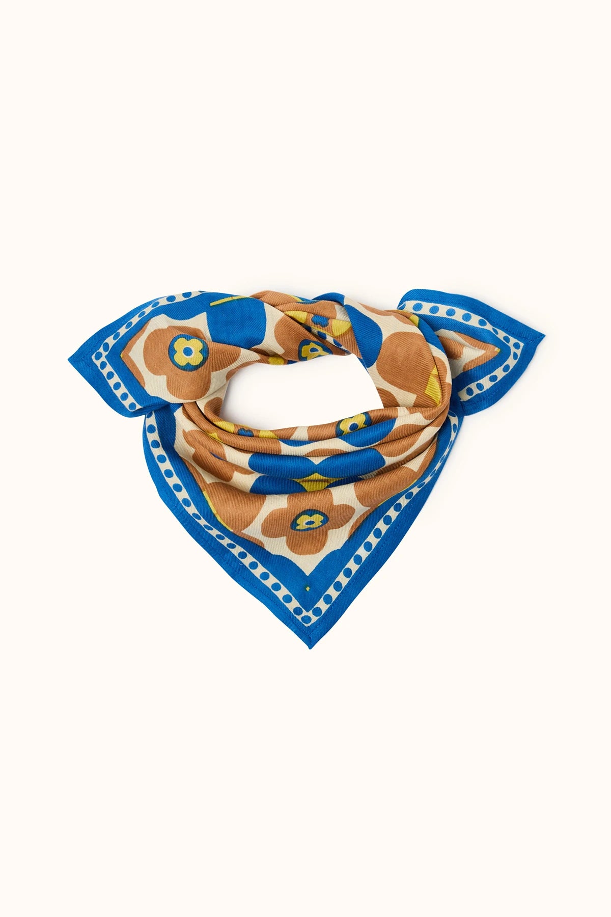 Foulard "Manika Caleido " TRUE BLUE- Apaches