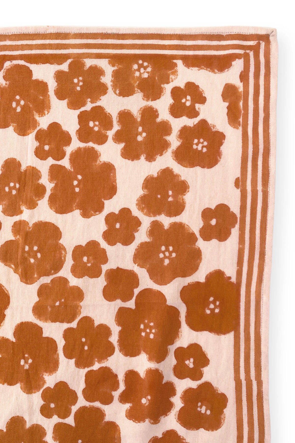 Foulard Manika "Flora Bold" ORANGE - Apaches