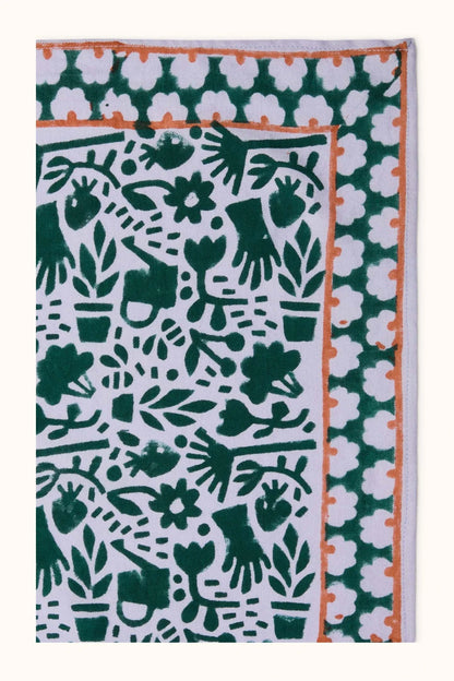 Foulard "Manika Bouquet" GARDEN LILA - Apaches