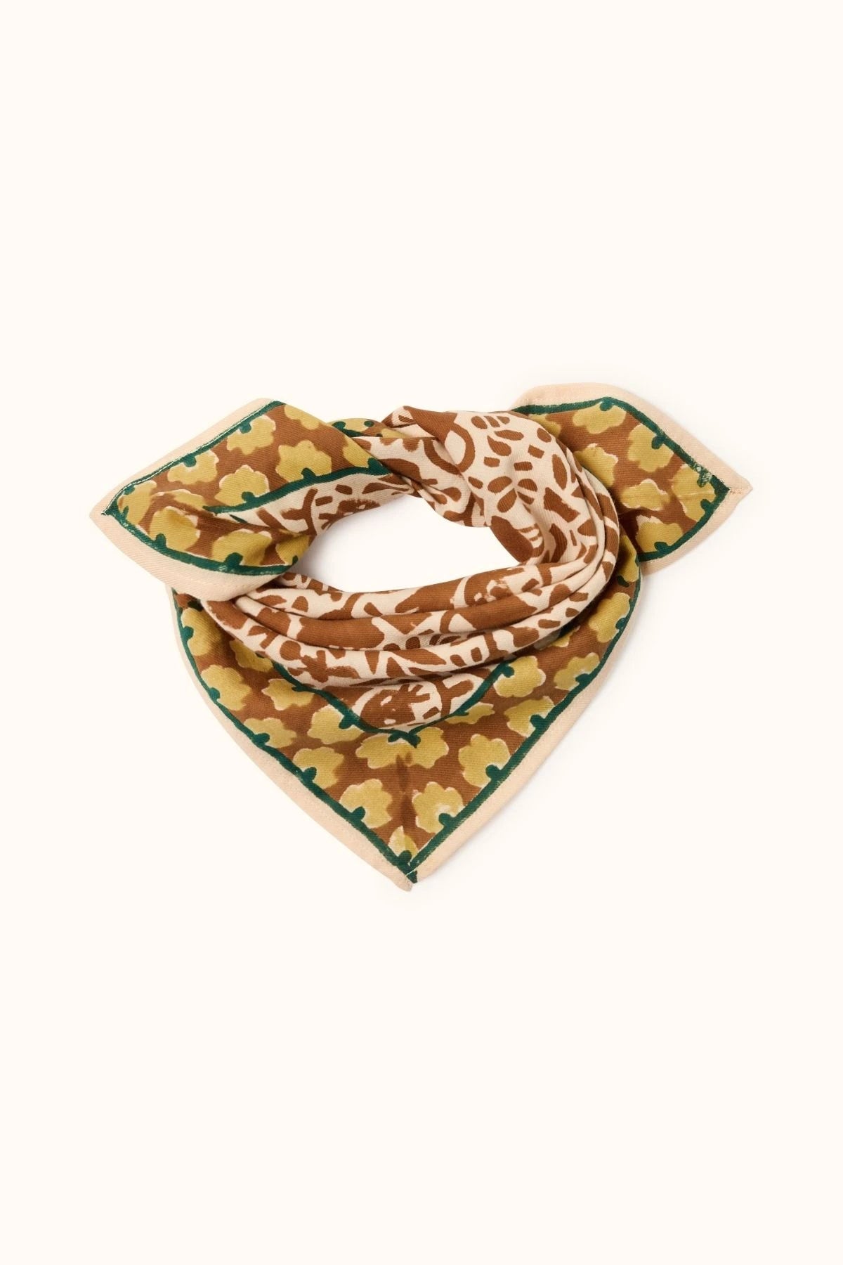 Foulard "Manika Bouquet" GARDEN MACADAMIA - Apaches