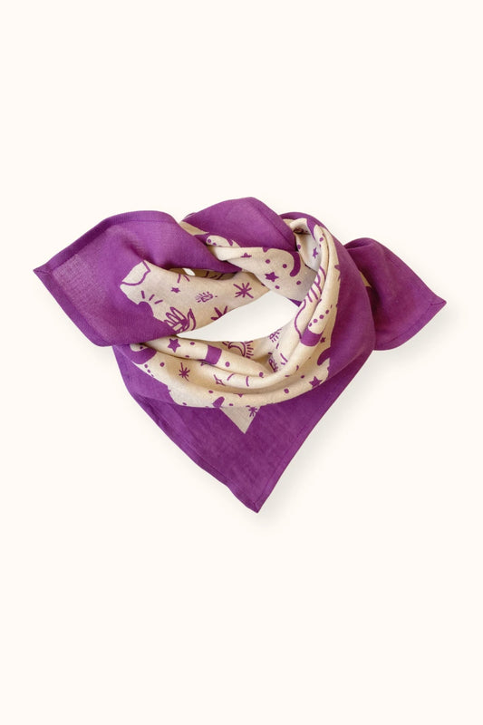 Foulard Manika "Karma" MACADAMIA-Apaches