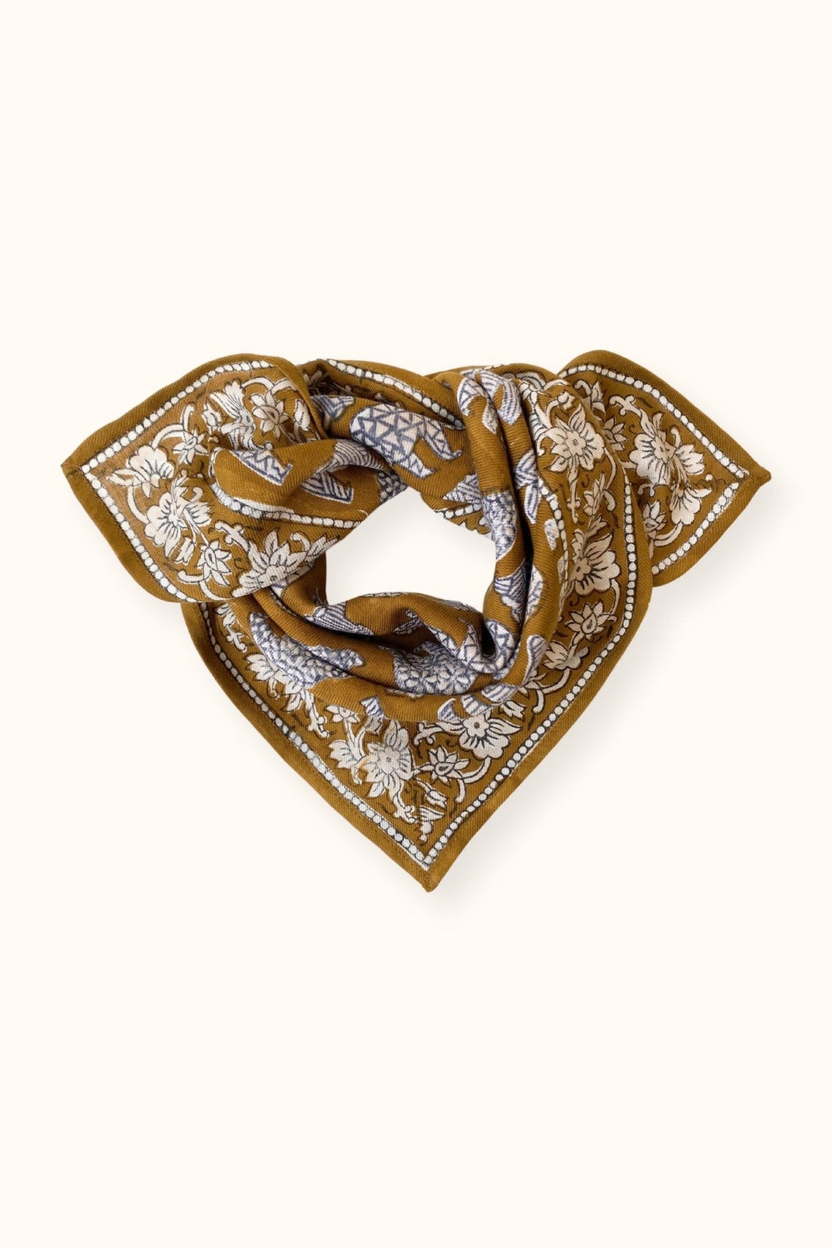 Foulard Manika "Ours" TAPENADE - Apaches