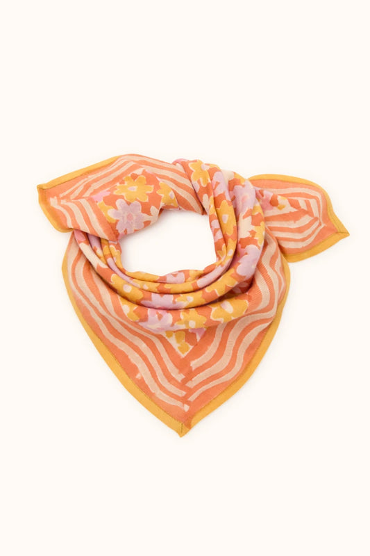 Foulard "Manika Paquerette" ORANGE- Apaches
