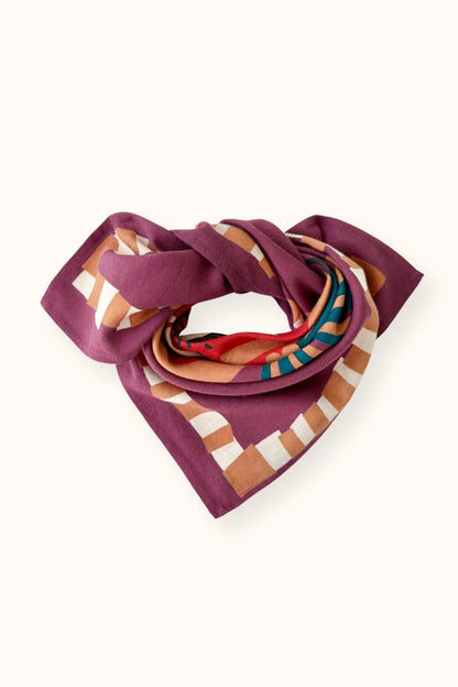 Foulard Manika "Corazon" CHERRY - Apaches