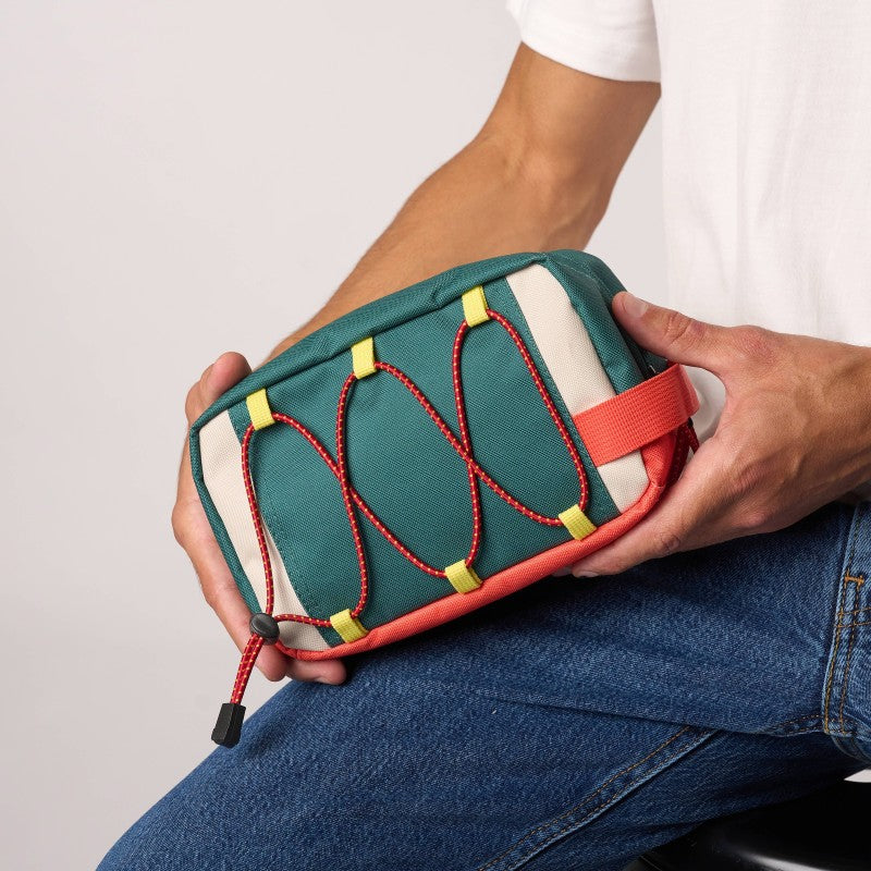 Trousse de toilette - VERT ET IVOIRE