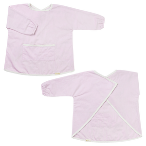 Bavoir à manches - Lilas 1/3ans