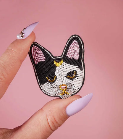 Broche - Cat Moon
