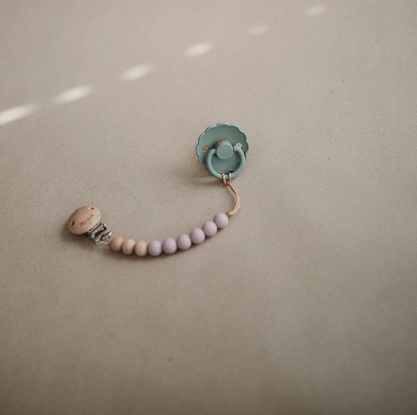Attache sucette Halo - MAUVE