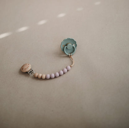 Attache sucette Halo - MAUVE