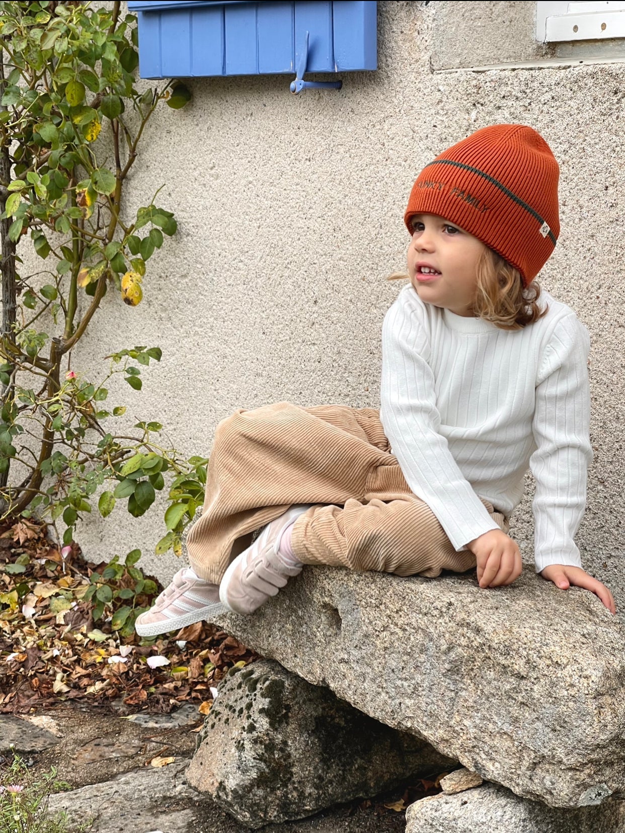 Pantalon velours LEO - Beige