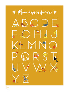 Affiche ABCdaire MOUTARDE