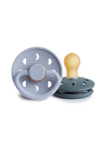 Sucette Moon - POWDER BLUE/SLATE  0 à 6 mois (pack de 2)